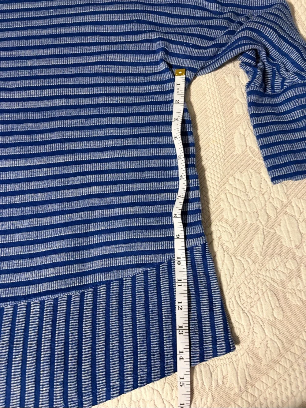 EUC Westbound Blue Striped Women's Knit top Large casual